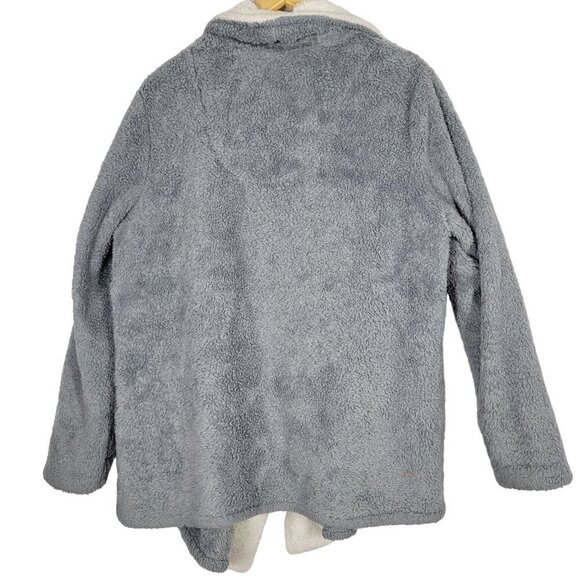 Simply Vera Vera Wang Sherpa Oversized Comfy Lounge Coat W/ Pockets Size Large - Picture 7 of 14